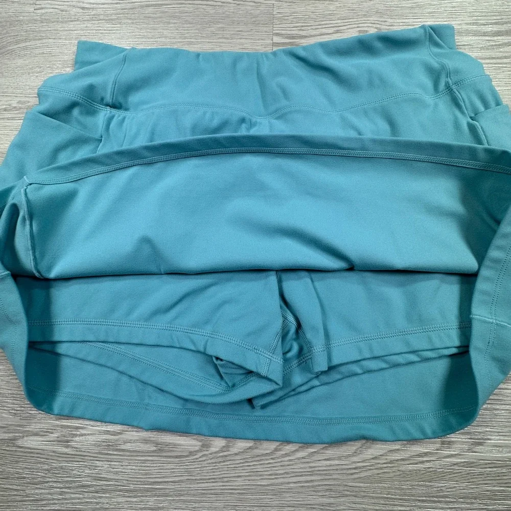 Reebok Womens Skort XL Blue/Teal Athletic Tennis Golf Skirt Pockets Activewear